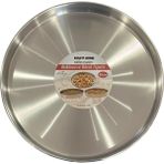 cm Paslanmaz Çelik Fırın Tepsisi Yuvarlak, Baklava ve Börek Için Dayanıklı Set (40 Cm)