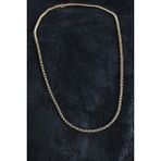Cm Store 316L Çelik Örme Zincir Model Gold Renk Erkek Kolye 5886