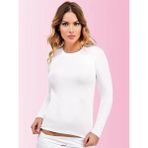 Cm Store Imer 1273 Sıfır Yaka Uzun Kollu Badi Atlet - Beyaz - XL
