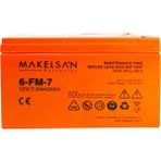 Cm Store Makelsan 12V 7AH Bakımsız Kuru Akü. Ups Için UYGUNDUR.(1923)