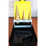 CMC 3 LÜ KADEMELİ PANÇ MATKAP UCU SETİ 4-32 MM