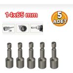 Cmc Tools Manyetik Somun Civata Trapez Çatı Vidası Sıkma Ucu Mıknatıslı 14X65 mm (5 Adet)