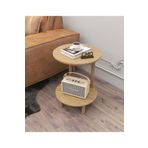 ÇMD ÇAKIR MOBİLYA DEKORASYON MİNO Sehpa MDF Lam, Ahşap Ayaklı | Modern, Ergonomik Tasarım | Lamba, Akvaryum, Komodin Sehpa