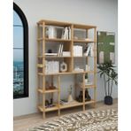 Cmd Wood SALVİA Kitaplık MDF ve Ahşap Zarif İşlevsel Minimalist Tasarım Kitaplık -Kütüphane - Dosya dolabı - Ofis dosya - Yatak Odası - Genç Odası - Karyola yan sehpa - otel -hotel - pansiyon