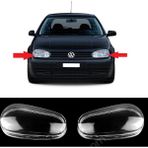 CME PARTS Vw Volkswagen Golf 4 Mk4 1998-2004 Sağ + Sol Far Camı Takım 2 Adet 1J1941018 1J1941017
