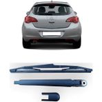 Cmeparts Opel Astra J 2009-2017 Uyumlu Arka Cam Silecek Kolu ve Süpürgesi Kapak Takım 1273094 13256920