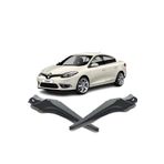 CMEPARTS Renault Fluence 2009-2016 Uyumlu Ön Cam Izgara Plastiği Sol Ve Sağ Takım 2009-2016