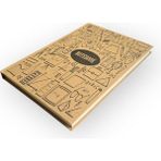 Cmk 16.5cm x 24CM Kraft Sert Kapak Çizgili Not Defteri