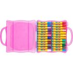 Cmk 24 Renk Pastel Boya Çantalı - Pembe Çantalı