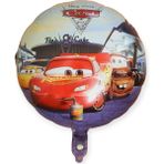 Cmk Arabalar (Şimşek Mcqueen) Desenli Folyo Balon Yuvarlak 45CM