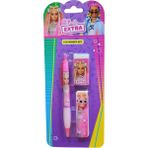 Cmk Barbie Extra Lisanslı 3'lü Kırtasiye Seti