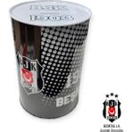 Cmk Beşiktaş Jumbo Boy Lisanslı Metal Kumbara - Beyaz
