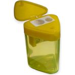 Cmk BR-570 Çift Bıçaklı Hazneli Kalemtraş - Sarı