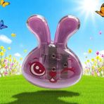 Cmk Bunny Çift Bıçaklı Tavşan Kalemtraş - Mor