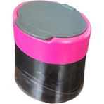 Cmk Çift Bıçaklı Atık Hazneli Kapaklı Kalemtraş 3009 - Pembe