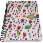 Cmk cm k Berry Notes 17 cm x 24 cm Sert Kapaklı Spiralli Not Defteri 120 Yaprak Çizgili