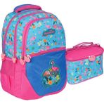 Cmk Flamingo 3 Gözlü Lüks Okul Çantası + Beslenme Çantası
