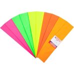 Cmk Neon Fosforlu Krapon Kağıdı 50 cm x 2 mt 10'lu Paket