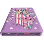 Cmk Puffy Pf-80 Pofuduk Not Defteri 13 x 18 cm 96 Yaprak Çizgili - Mor