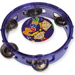 Cmk Renkli Davullu Tef Tambourine - Mor