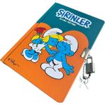 Cmk Şirinler Kilitli Hatıra Defteri, 14X20 Cm, 96 Yaprak, Renkli Kapak - Mavi