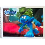 Cmk Şirinler Resim Defteri, 25X35CM, Spiralli, 15 Yaprak - Model-2