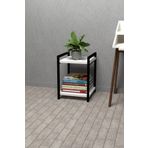 Cmkstore Duser Kapak Ayakkabilik Duvara Monte Edilebilir Kayar Rafli 3 Kapakli - Beyaz
