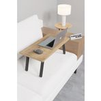 Cmkstore Katlanır Laptop Masası Çalışma Yatak Kahvaltı Masası 60x30 cm - Atlantik Çam