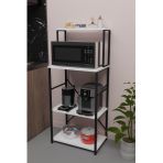 Cmkstore Mutfak Banko Cok Amacli Raf Dolap Duzenleyici Bango Mikrodalga Firin Rafi Mutfak Bangosu Beyaz