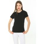 CMM %100 Pamuk Basic T-Shirt (Rahat Giyim) Kadın - Siyah - L - 02S-Siyah