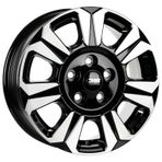 CMS 1239-04 6.5x16"-5x120 Et60 65.1 Diamond Black Gloss 4 Adet Jant