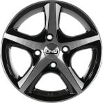 CMS 559-01 6.0x14"-4x100 Et35 67.2 Diamond Black Gloss 4 Adet Jant