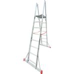CMS Cömert Merdiven A Tipi Tablalı Merdiven 2x8 Basamaklı 3 Metre (Attm.03) - 2X8 BASAMAKLI