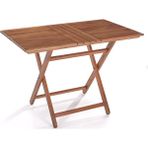 Cms Sandalye Ahşap Katlanır Izgaralı Masif Masa - 60 x 100 cm
