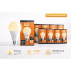Cmsolar CM 9W E27 3200K Sarı Işık LED Ampul 10’lu Paket – Sıcak Işık Enerji Tasarruflu Uzun Ömürlü - Gün Işığı - 1 - 10 W