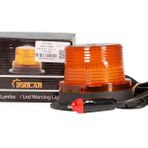 CmSolar Sarı Mıknatıslı Kablolu Flash Lamba 12 V-24 V Çakar Tepe Lambası