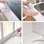 Cmt Uzun Ömürlü PVC Su Geçirmez Bant - 3,2 m x 38 mm - Beyaz Mutfak ve Banyo Lavabo Kenar Bandı