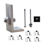 CMYYANGLIN L Ayak Sloped Pitched Tin Roof Mounting için 6'lı Paket Solar Panel Montaj Braketi