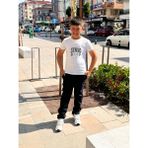 CMZ Collection Çocuk Likralı Esnek Eşofman Belli Okul Pantolonu - 7 Yaş - 0-Lacivert