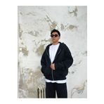 CMZ COLLECTİON Erkek Lacivert Mevsimlik Trend Model Bol Kalıp Hırka