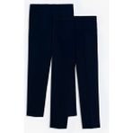 Cmz Collection Rahat Esnek Dokuma Kumaş Eşofman Belli Yüksek Bel Trend Çocuk Okul Pantolon u - 10 Yaş - 0-Lacivert