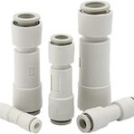 CNCTEC Pnömatik geri tepme valfi IQS ProLine 4 mm, 6 mm, 8 mm, 10 mm 12 mm Basınçlı hava akımı hızlı bağlantı (Ø 8 mm)