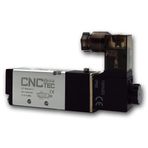 CNCTEC Pnömatik Manyetik Yol Valfi 5/2 Yollu 1/8" 230 Volt AC (5/2 Yollu 1/8" 230 Volt AC)