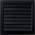 CNE Ticaret 50X50 Alüminyum Menfez Siyah Uzun Ömürlü Banyo Wc Havalandırma Panjur