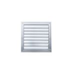 CNE Ticaret 50x50 cm Alüminyum Menfez, Eloksal Parlak, Banyo WC Havalandırma Panjuru