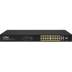 Cnet CGS-1622SP 16 Port Gigabit 2xsfp 2XRJ45 Poe Switch 250W