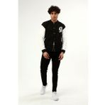 CNG MODA Erkek Çıt Çıtlı Şardonlu Kolej Sweat Mont