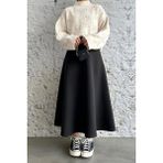 Cng Moda Puf Scuba Siyah Etek - 40 - 00100 Siyah