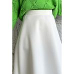 Cng Moda Puf Scuba Siyah Etek - XS - Beyaz