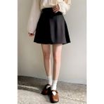 Cng Moda Scuba Kumaş Mini Çan Etek - Siyah - XL